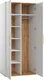 Миниатюра изображения товара Шкаф MODULA Карпин INV01HP-2D-1002/621/2204(02) (дуб натюрель/белый премиум)