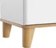 Миниатюра изображения товара Туалетный столик MODULA Карпин INV01ST-2D1Z2S-1268/425/774(02) (дуб натюрель/белый премиум)