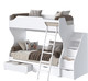 Лестница для кровати MODULA Ламелла INV05L-396/544/1561(20) (белый премиум металл+МДФ лестница) — фото 6