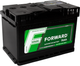 Миниатюра изображения товара Автомобильный аккумулятор ForwarD Green 75 Ah (0) 750A L3 6СТ-75 / 075 022 K11 FG (75А/ч)