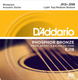 Миниатюра изображения товара Струны для акустической гитары D'Addario EJ-19
