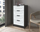 Миниатюра изображения товара Комод Интерлиния Концепт КТ-К60 Деко (антрацит/белый)