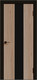 Миниатюра изображения товара Дверь межкомнатная Geometrica PM 2 ДГ 70x200 ABS (стронг черный/шампань/черный с 2-х сторон)