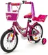 Миниатюра изображения товара Детский велосипед ZigZag Foris 14 / ZG-1414 (малиновый, разобранный, в коробке)