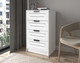 Миниатюра изображения товара Комод Интерлиния Концепт КТ-К60 Деко (белый платинум/белый)