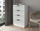 Миниатюра изображения товара Комод Интерлиния  Концепт КТ-К60 Деко (белый платинум/грей)