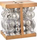 Миниатюра изображения товара Набор шаров новогодних Ausini XK-044 (серебристый, 78шт)