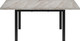 Миниатюра изображения товара Обеденный стол Senira Велес 100x60 (мрамор эбея/опора черная)