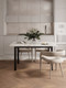 Миниатюра изображения товара Обеденный стол Senira Велес 120x75 (сосна монрепо/опора черная)
