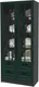 Миниатюра изображения товара Шкаф с витриной Интерлиния Концепт КТ-ШВ2 с подсветкой Деко (антрацит/изумруд)