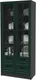Миниатюра изображения товара Шкаф с витриной Интерлиния Концепт КТ-ШВ2 Деко (антрацит/изумруд)