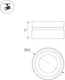 Насадка торцевая для светильника Arlight LGD-ARTIFACT-LENS-R65 BK / 057117 — фото 6