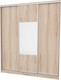 Шкаф-купе Рэйгрупп 203450 EEX Elgon РГ-02.05 (дуб элисон/дуб элисон/хром) — фото 2