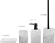 Миниатюра изображения товара Стакан для зубной щетки и пасты Perfecto Linea Element Marble / 35-618702 (белый)