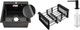 Миниатюра изображения товара Мойка кухонная Schtoff Best Decor Black 4550+ KR-1 Black + SD-1 Black (с коландером и дозатором)