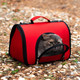 Миниатюра изображения товара Сумка для животных Sima-Land 2 входа / 2424392 (красный)