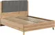 Миниатюра изображения товара Двуспальная кровать MODULA Карпин с подъемным механизмом INV01KM-1686/2078/1254(04) (дуб натюрэль/серый ткань)