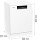 Миниатюра изображения товара Посудомоечная машина Gorenje GS643C90W