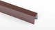 Миниатюра изображения товара Планка торцевая Белзабор П-образная 20 на МП-20 (коричневый)