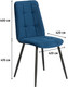 Миниатюра изображения товара Стул Комус Felicita (синий)