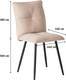 Миниатюра изображения товара Стул Комус Flip (бежевый/черный)