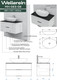 Миниатюра изображения товара Тумба под умывальник Wellerein AMAL 06308