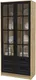 Миниатюра изображения товара Шкаф с витриной Интерлиния Концепт КТ-ШВ2 Деко ( дуб золотой/черный)
