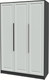 Миниатюра изображения товара Шкаф Интерлиния Концепт КТ-Ш3 Деко (антрацит/грей)