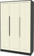 Миниатюра изображения товара Шкаф Интерлиния Концепт КТ-Ш3 Деко (антрацит/дуб снежный)