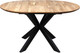 Миниатюра изображения товара Обеденный стол ОКА Раунд раздвижной d110-150x75 (дуб натуральный/черный)