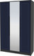 Миниатюра изображения товара Шкаф Интерлиния Концепт КТ-Ш3з Деко (антрацит/индиго)