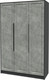 Миниатюра изображения товара Шкаф Интерлиния Концепт КТ-Ш3 Деко (антрацит/керамика)