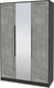 Миниатюра изображения товара Шкаф Интерлиния Концепт КТ-Ш3з Деко (антрацит/керамика)