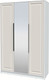 Миниатюра изображения товара Шкаф Интерлиния Концепт КТ-Ш3з Деко (белый платинум/кашемир)