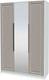 Миниатюра изображения товара Шкаф Интерлиния Концепт КТ-Ш3з Деко (белый платинум/луна)