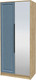 Миниатюра изображения товара Шкаф Interline Концепт КТ-Ш2з Деко (дуб золотой/дуб лазурный)