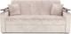 Миниатюра изображения товара Диван Mebel-Ars Аккордеон Бакли ППУ 140x200 (велюр бежевый Plush OWV-33)