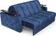 Миниатюра изображения товара Диван Mebel-Ars Аккордеон Бакли ППУ 180x200 (велюр синий Plush OWV-21)