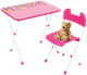 Миниатюра изображения товара Комплект мебели с детским столом Ника INKFS1/Pink (розовый)