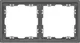 Миниатюра изображения товара Рамка для выключателей и розеток Arlight FRM-NOBE-SFPL-2-GR / 054218