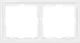 Миниатюра изображения товара Рамка для выключателей и розеток Arlight FRM-NOBE-SFPL-2-WH / 054215