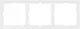 Миниатюра изображения товара Рамка для выключателей и розеток Arlight FRM-NOBE-SFPL-3-WH / 054219