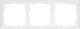 Миниатюра изображения товара Рамка для выключателей и розеток Arlight FRM-NOBE-SFPL-3-WH / 054219