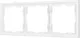 Миниатюра изображения товара Рамка для выключателей и розеток Arlight FRM-NOBE-SFPL-3-WH / 054219