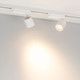 Миниатюра изображения товара Трековый светильник Arlight LGD-DYKE-2TR-R60-8W Warm3000 WH 50 deg / 052257
