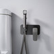 Миниатюра изображения товара Гигиенический душ со смесителем Shevanik S9905T (оружейная сталь)