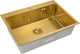 Миниатюра изображения товара Мойка кухонная Arfeka ECO AR 70x50+ CL AR+DS AR (золото, с дозатором и коландером)