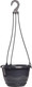 Миниатюра изображения товара Кашпо 5 Plast Глория подвесной D25 (4.2л, антрацит)