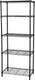 Миниатюра изображения товара Стеллаж металлический Стелла-техник СРС6035180П5В (черный)
