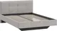 Миниатюра изображения товара Полуторная кровать ТриЯ Элис с мягкой обивкой Тип 1 140x200 Исп.2 (велюр ultra smoke)